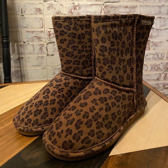 BearPaw Shoes - Bearpaw Emma Short Cheetah Print Boots